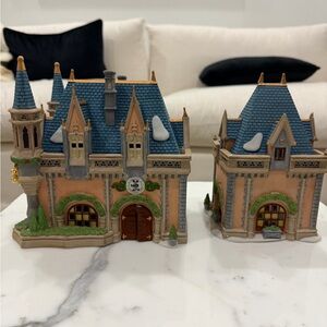 Department 56 Disney park village 2 pieces